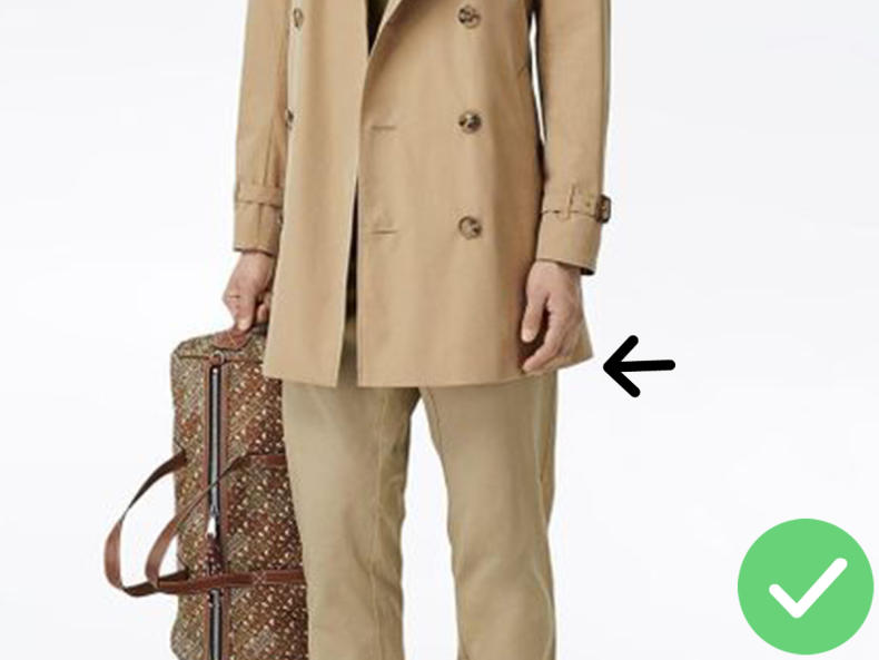 不合身的风衣,风衣不要穿得太土气