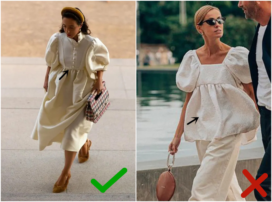 今年风头不减的泡泡袖如何穿,泡泡袖胳膊松紧怎么改不显壮