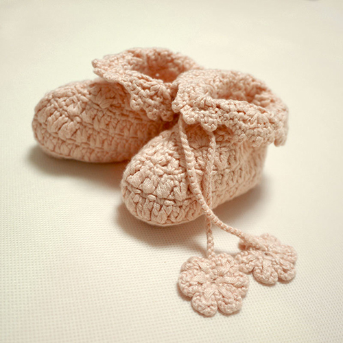 温暖又好看的宝宝毛线鞋编织,爱心棒针棉拖鞋的编织教程