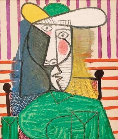 张大千和毕加索互相赠送的老照片,张大千和毕加索换作品