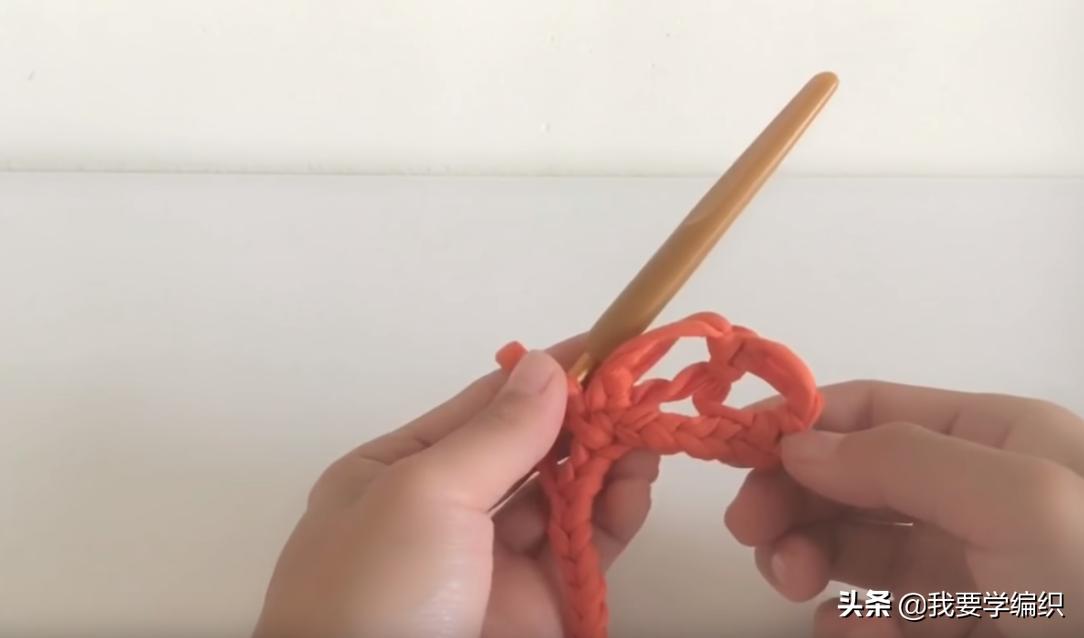 钩针花边袋,手提袋的钩织方法