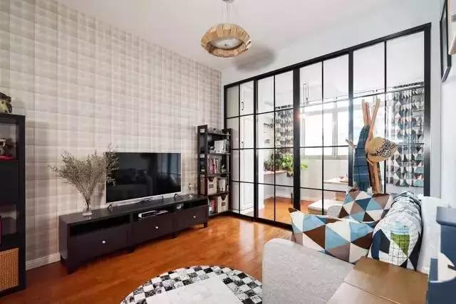 高颜值黑框玻璃,家装玻璃风格