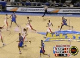 nba2kol文斯卡特98版扣篮动作,文斯卡特大风车扣篮背后角度