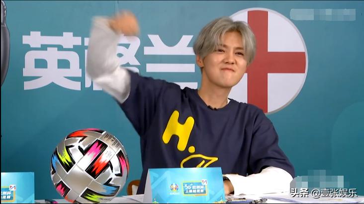 鹿晗解说欧洲杯决赛,鹿晗节目中表演花式颠球