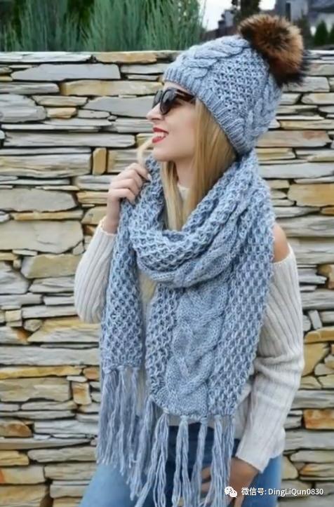 针织帽子简单款好看的,纯手工针织年轻人戴的帽子教程