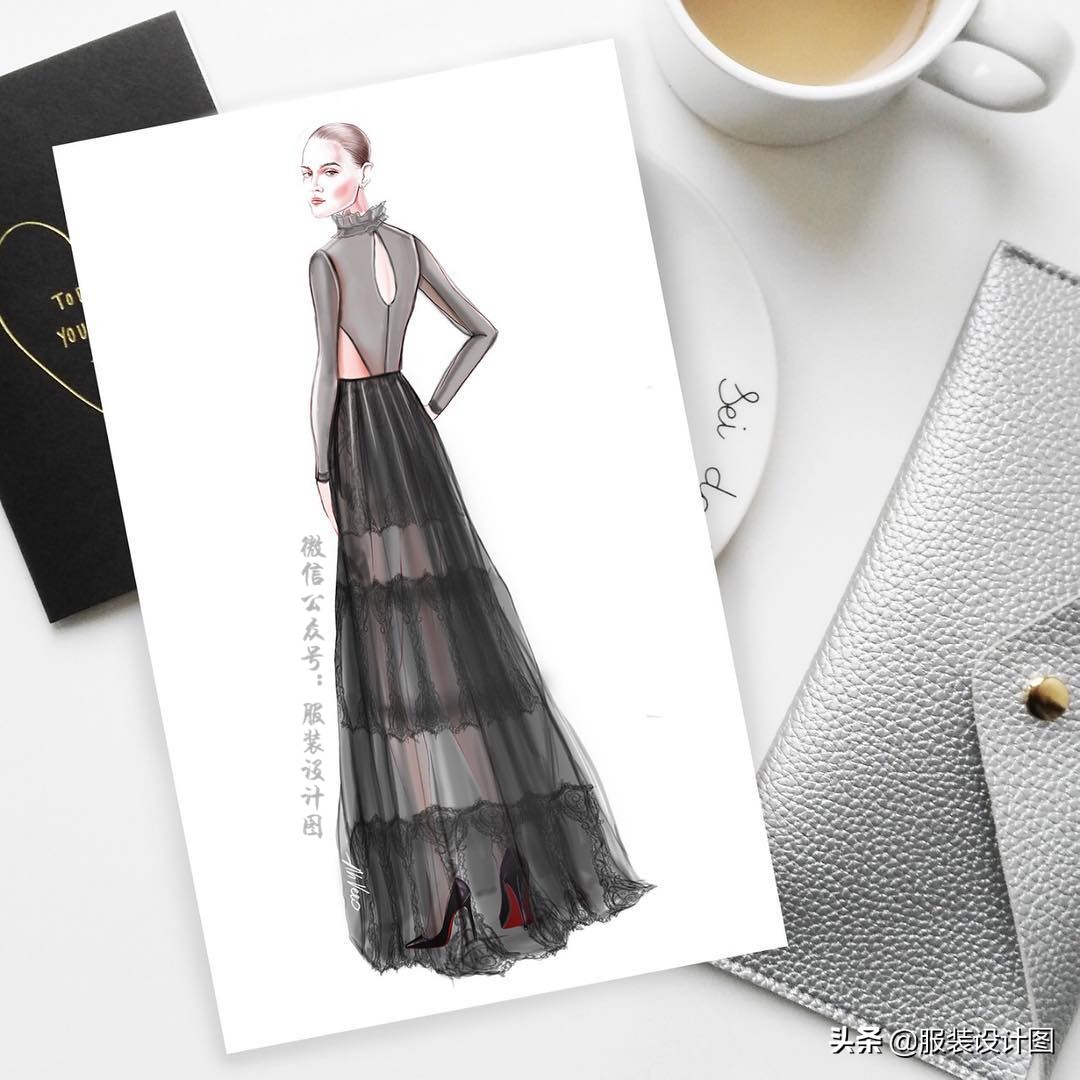 服装设计时装画教学procreate,procreate画服装设计图教程