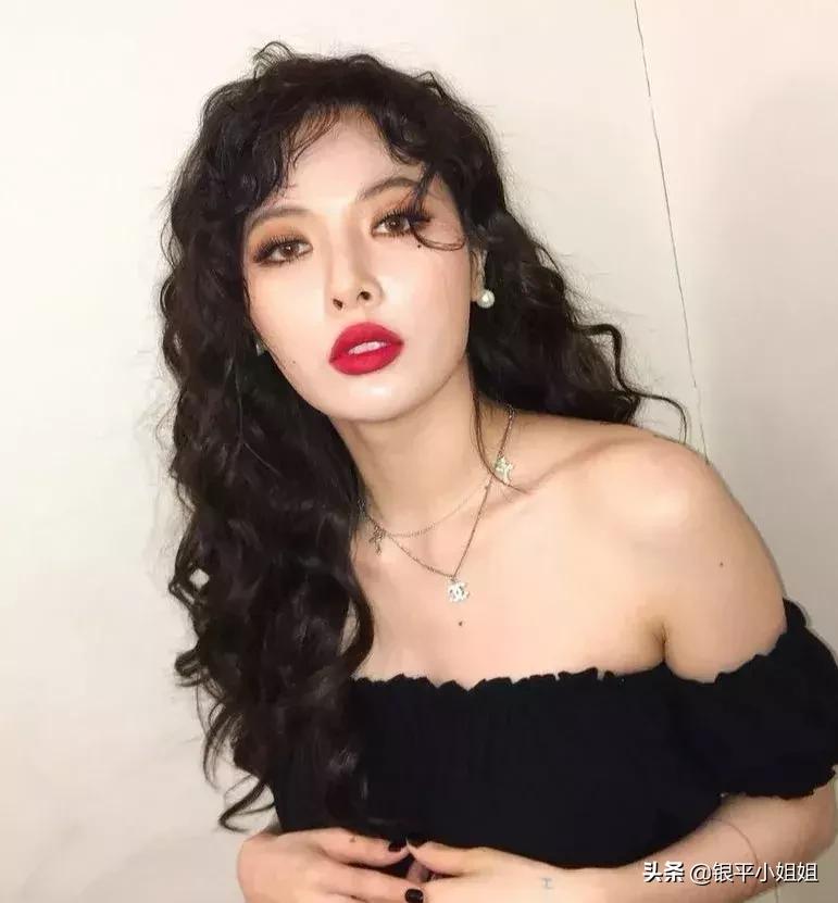 泫雅的脸型是菱形脸吗,猫系菱形脸的女生好看吗