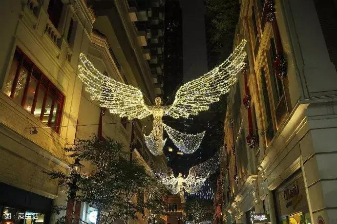 香港海滨长廊圣诞节,香港圣诞打卡地唯美视频