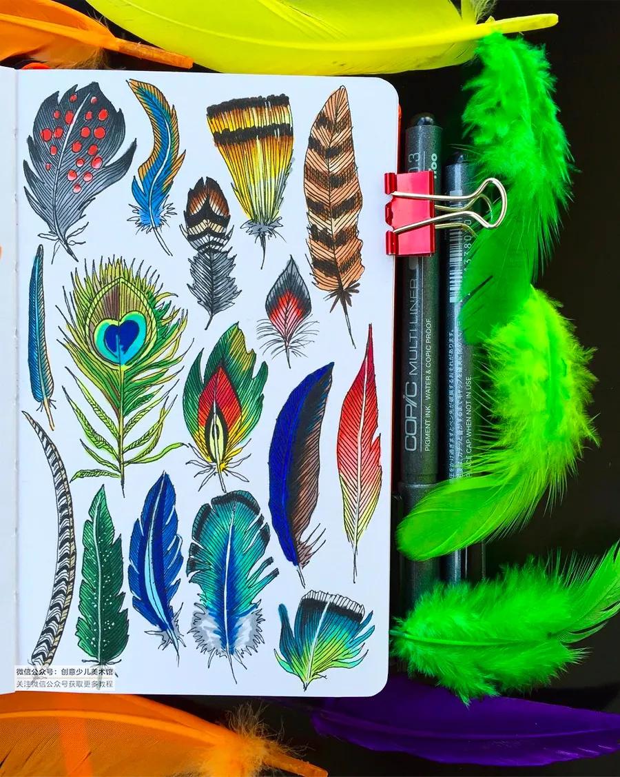 马克笔绘画背景简单,马克笔绘画简单素材