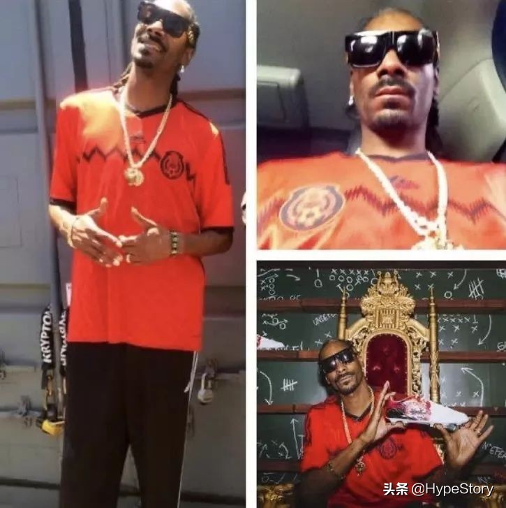 他是西海岸教父级的说唱歌手，也是足球圈最拽的球衣狂魔