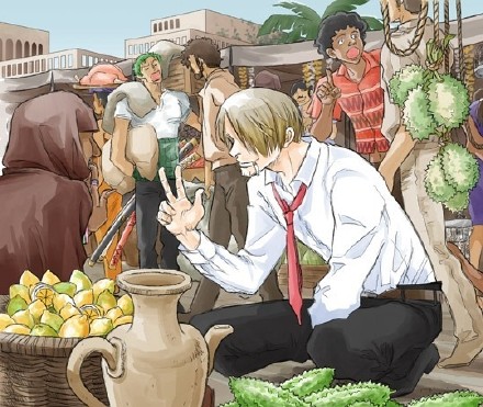 索隆和山治的情侣时刻,索隆和山治日常干架