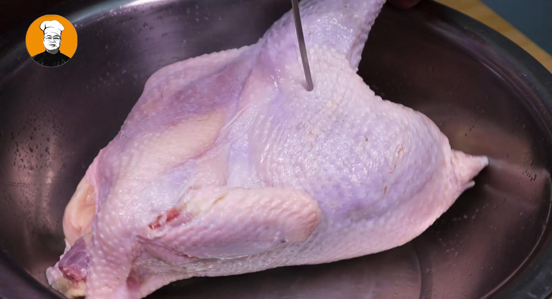 脆皮烤鸡做法全过程,烤鸡脆皮做法烤箱家庭版