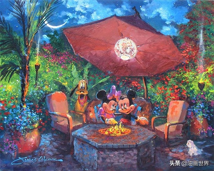 迪士尼的画高清,早期迪士尼画师