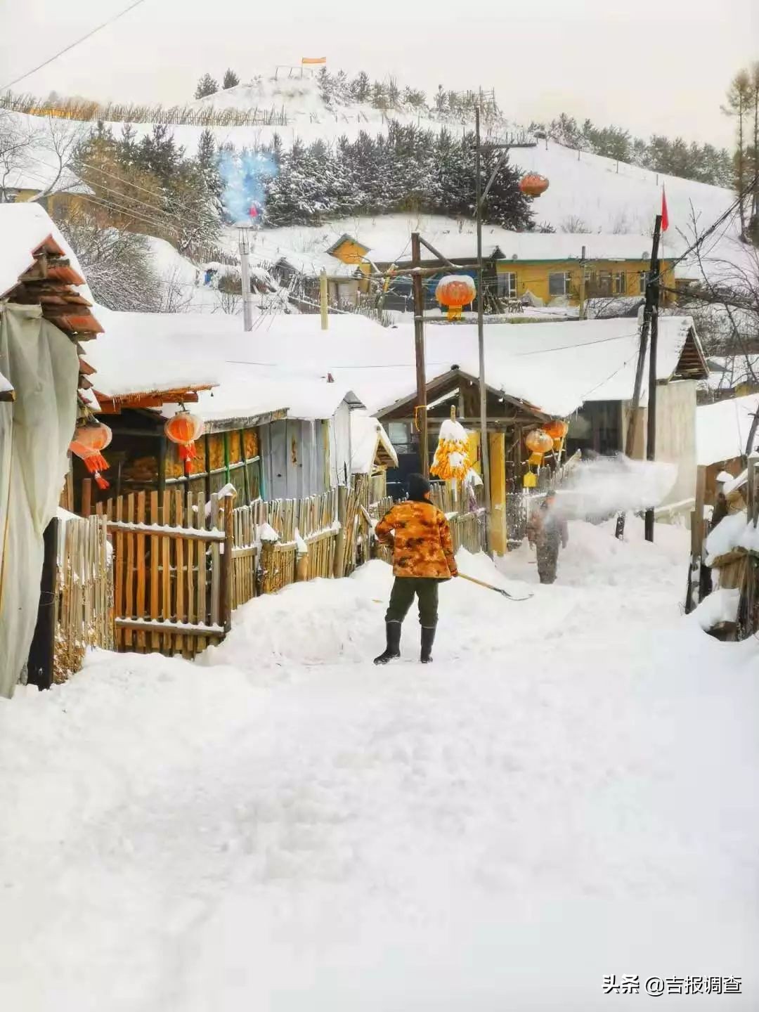 吉林市乡村民宿,吉林白山松岭雪村民宿