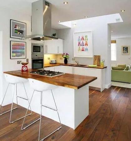 开放式厨房台面收纳整理技巧,小户型厨房台面收纳