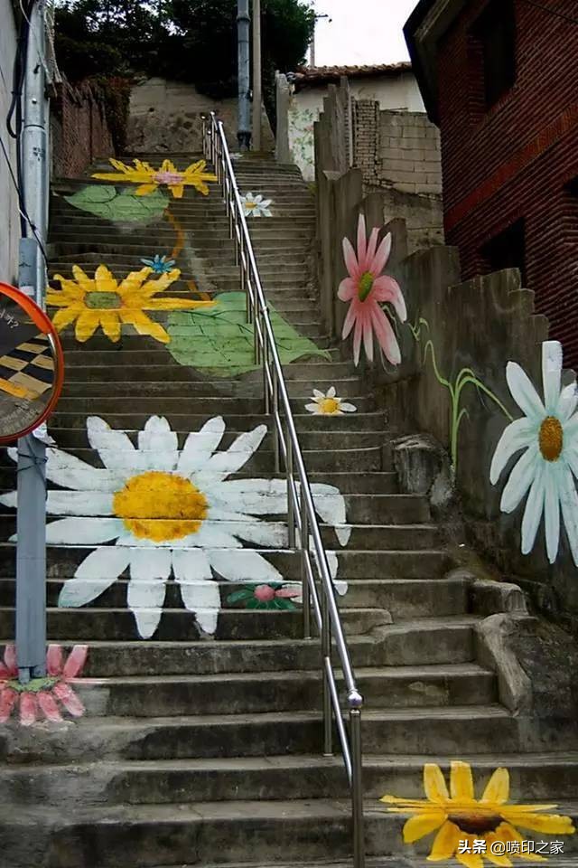 楼梯踏步广告宣传设计,楼梯间广告宣传设计