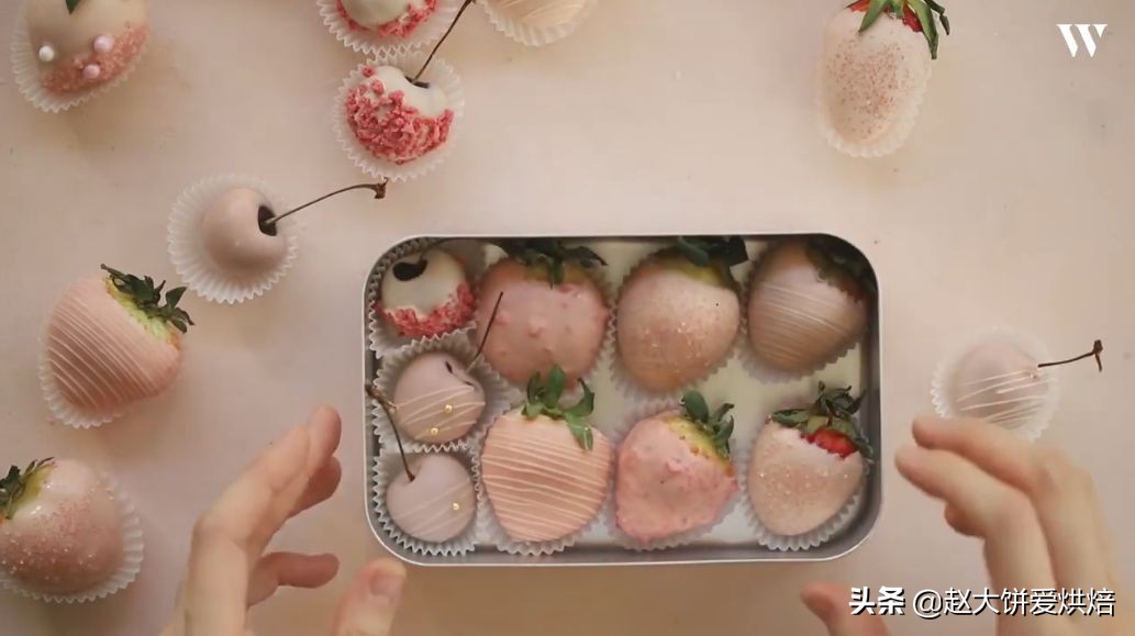 巧克力草莓,史上最简单能吃能装饰的情人节礼物