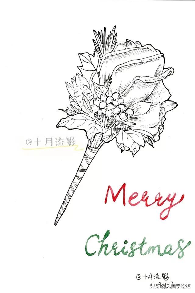 圣诞贺卡手工创意,圣诞节贺卡美术作品