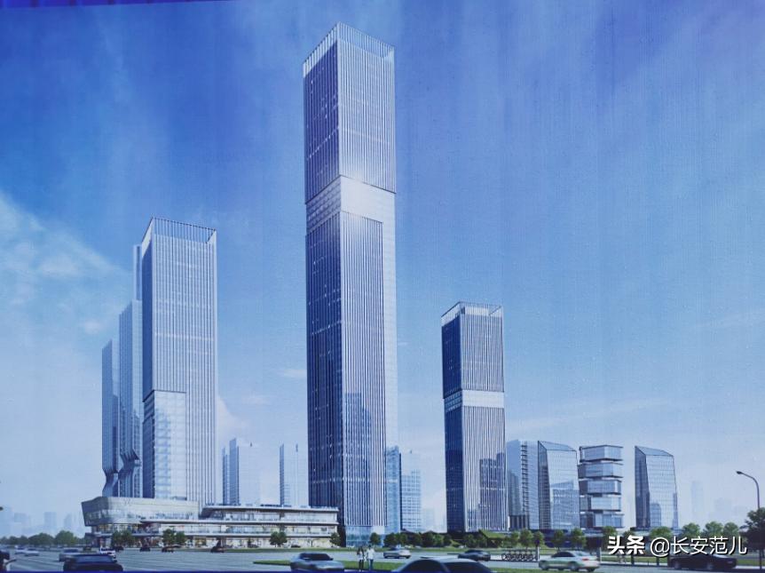 西安高铁新城中心片区,西安高铁新城超高层