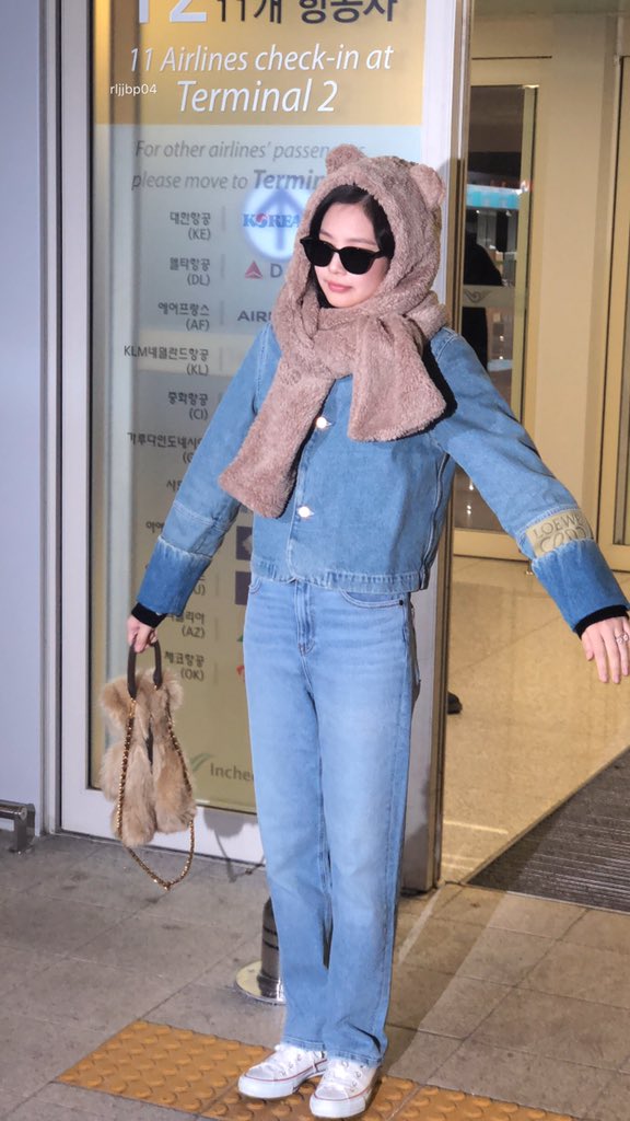 女星机场冬季穿搭,冬天女星机场穿搭