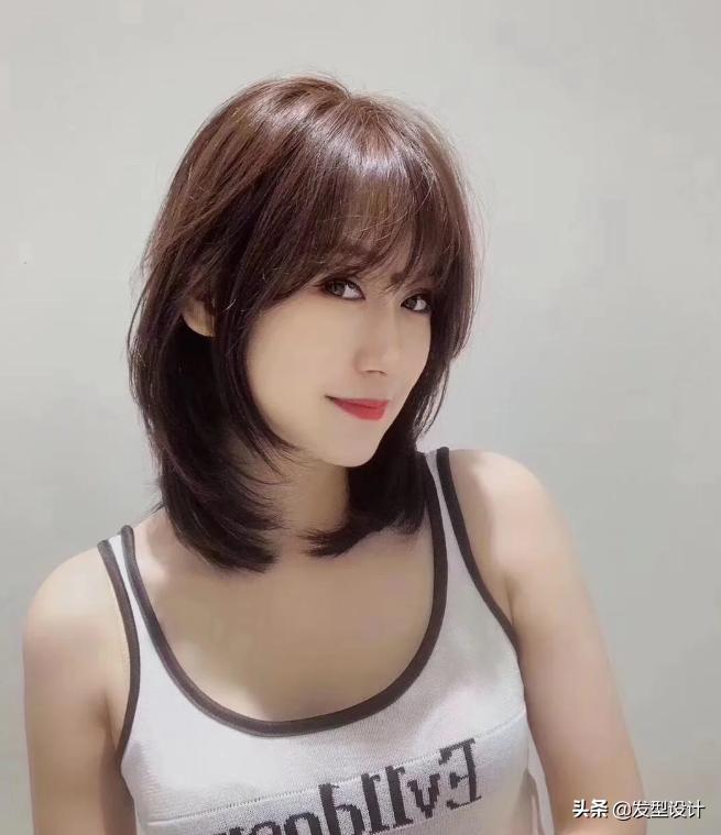 中长发发型免打理造型,中长发披发发型理发店