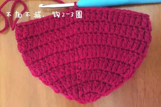 给宝宝钩帽子新年大红色,给宝宝钩太阳帽子