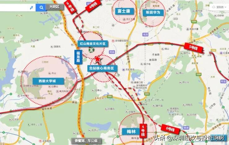 深圳北站鸿荣源新盘,深圳鸿荣源壹城中心楼盘