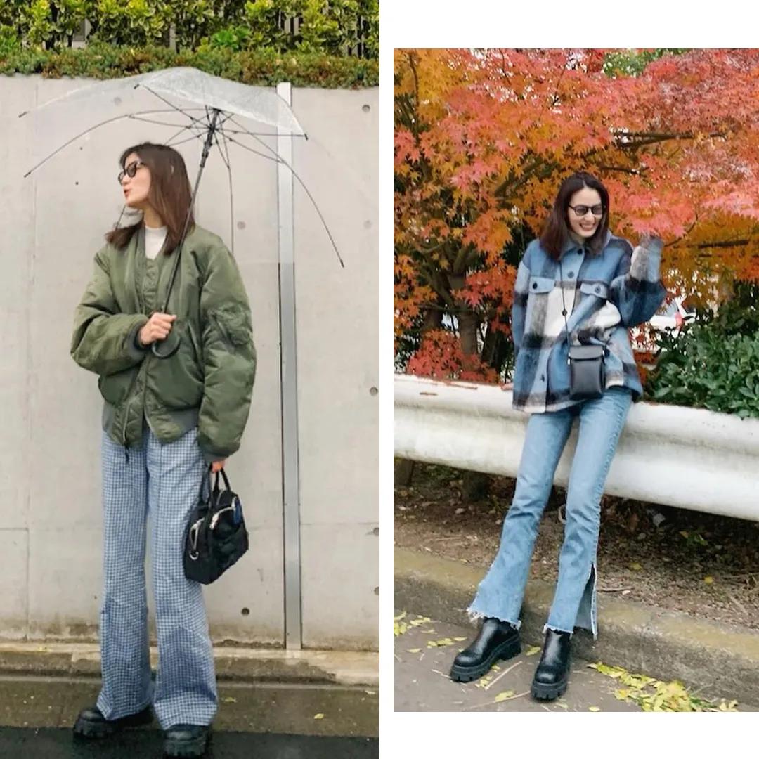 又暖和又酷的穿搭女,又一轮降温了保暖套装