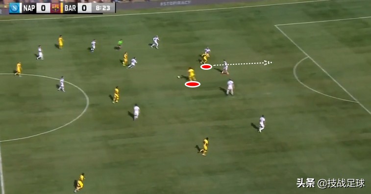 巴萨德容个人集锦,德容巴萨首秀表现