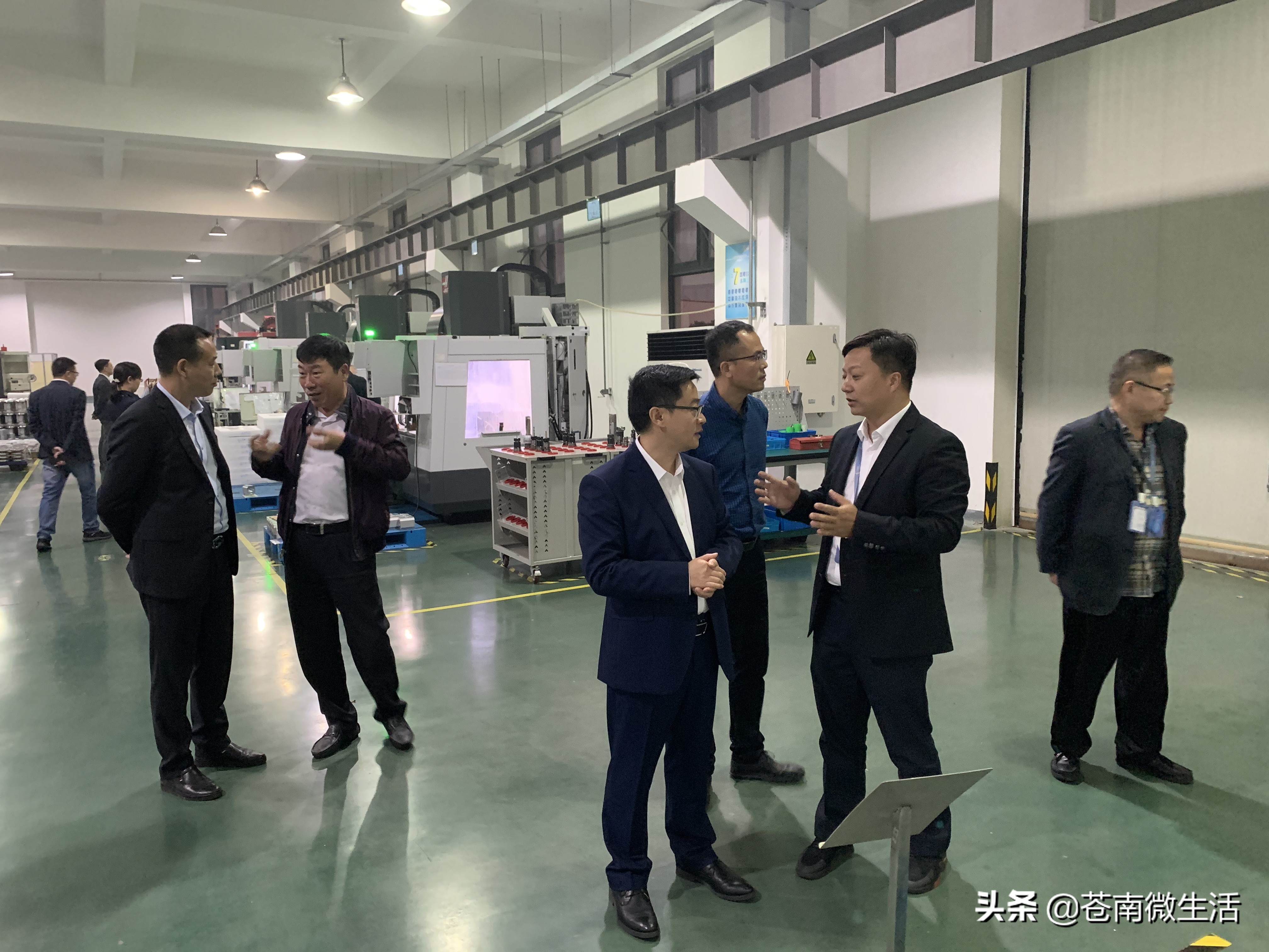 考察在沪苍南籍仪表龙头企业，众德能源将在苍建智慧水务生产基地