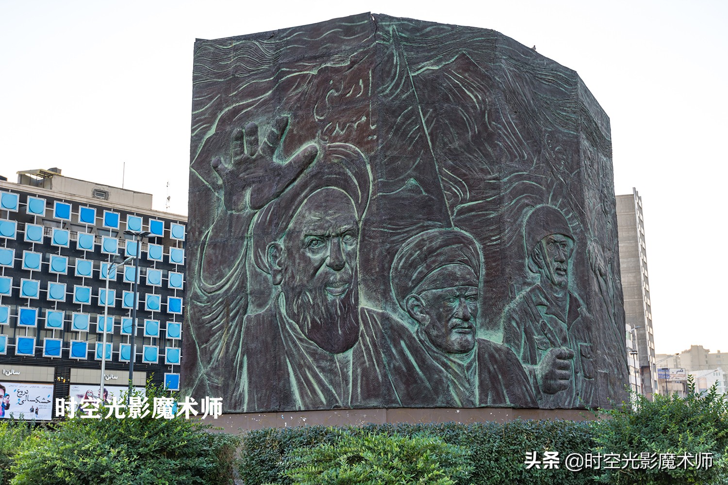 伊朗首都德黑兰夜景航拍,伊朗德黑兰图