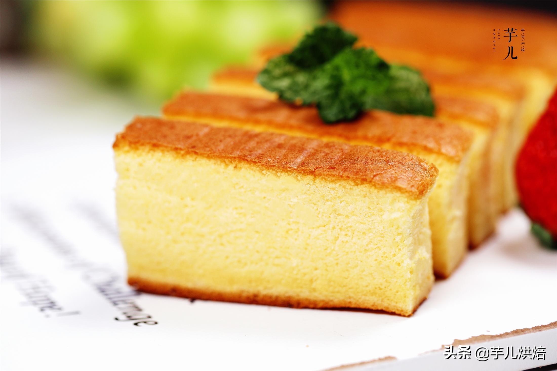 松软的长崎蛋糕,长崎蛋糕正宗做法视频