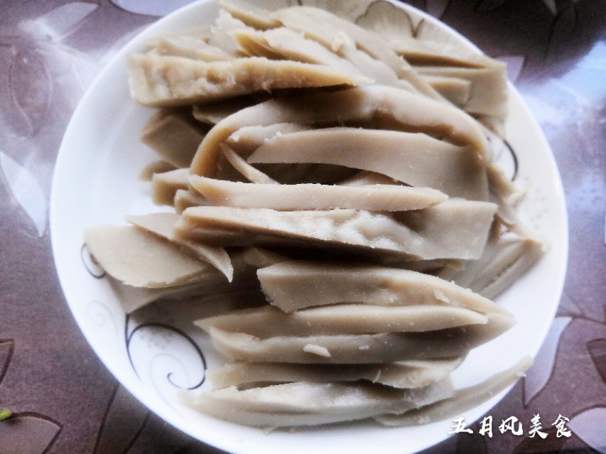 山西口味煎灌肠,山西小吃馍炒菜做法