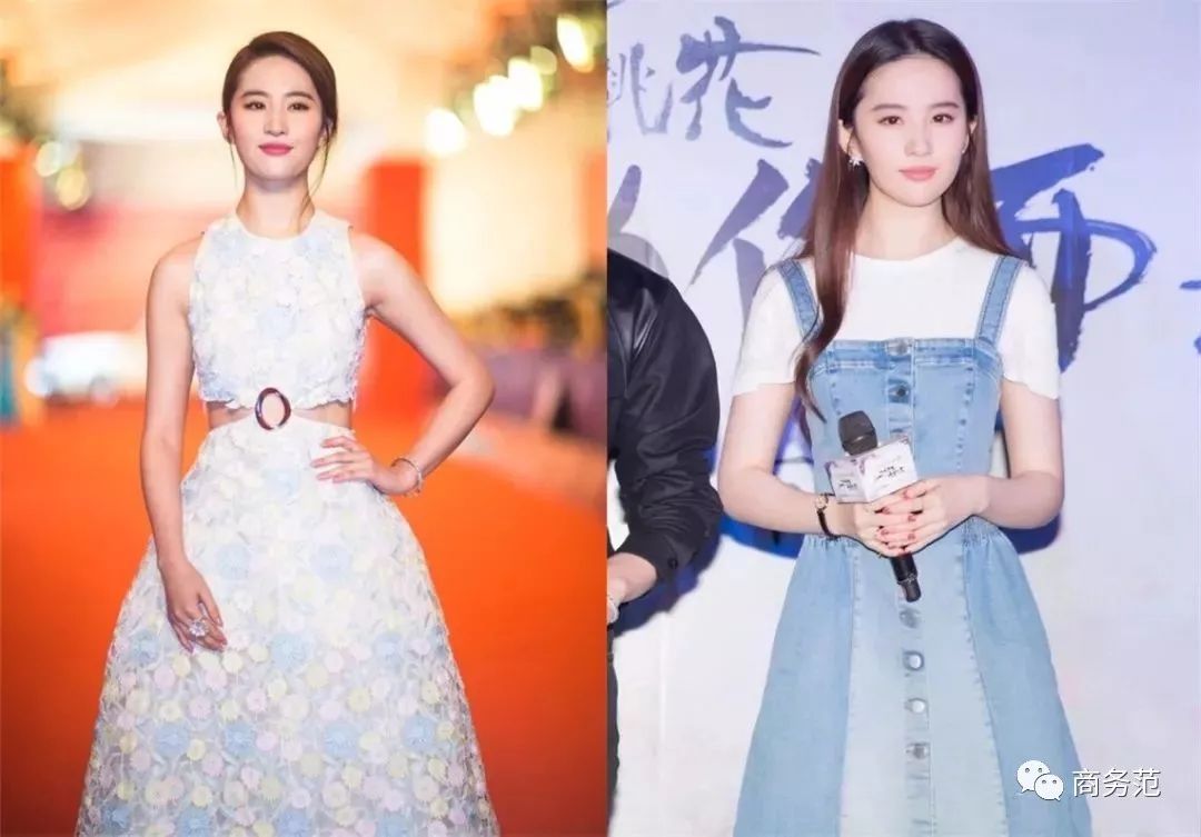 刘亦菲尚美头冠,刘亦菲黑色礼服戴皇冠迪奥