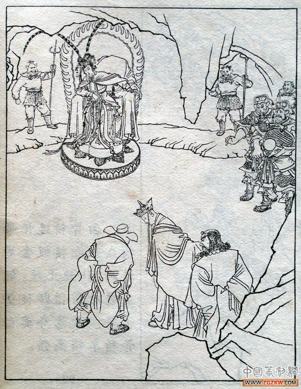 《西游记》之三打白骨精背景图,西游记三打白骨精文字版图文
