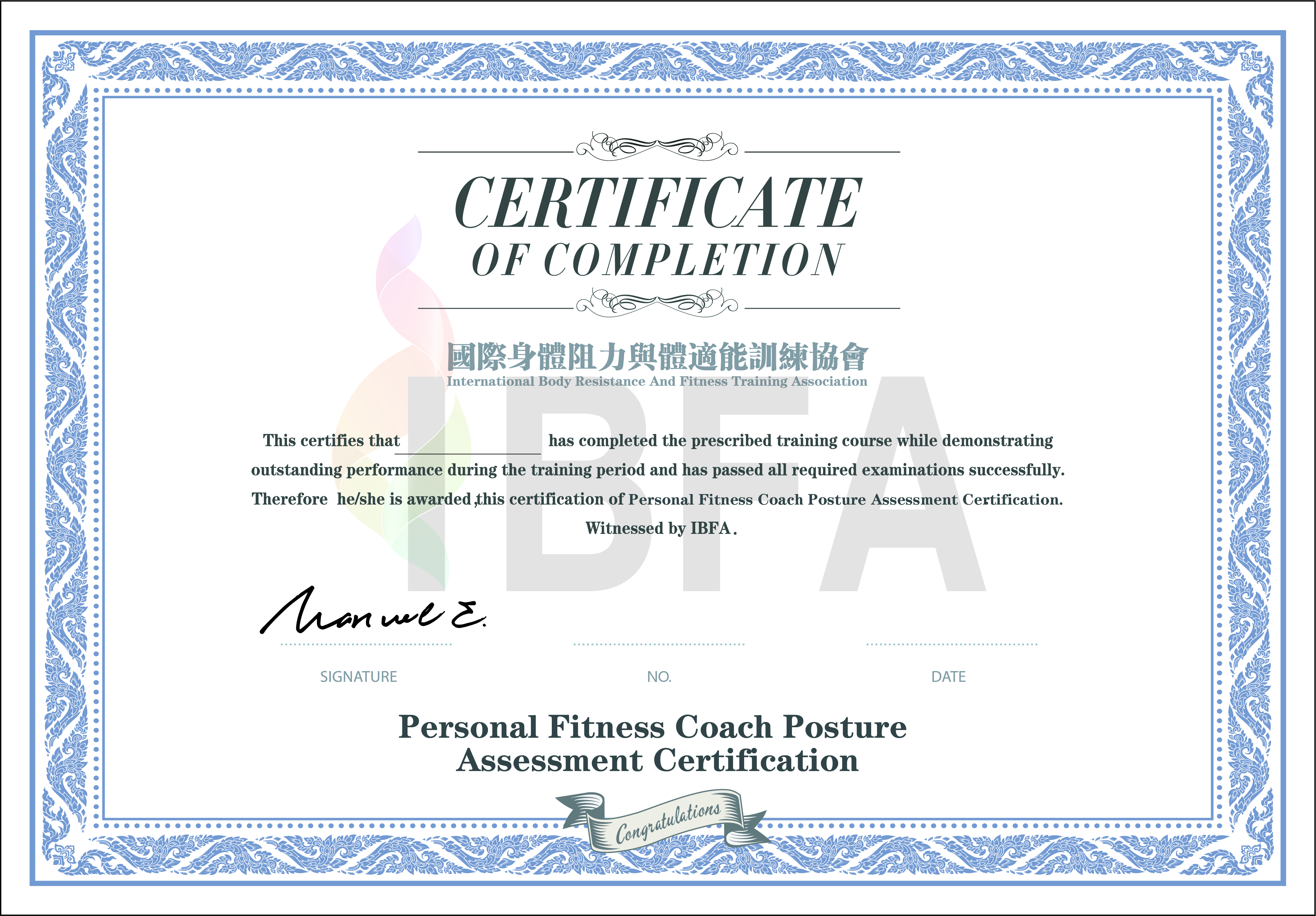 ibfa健身,ibfa健身认证