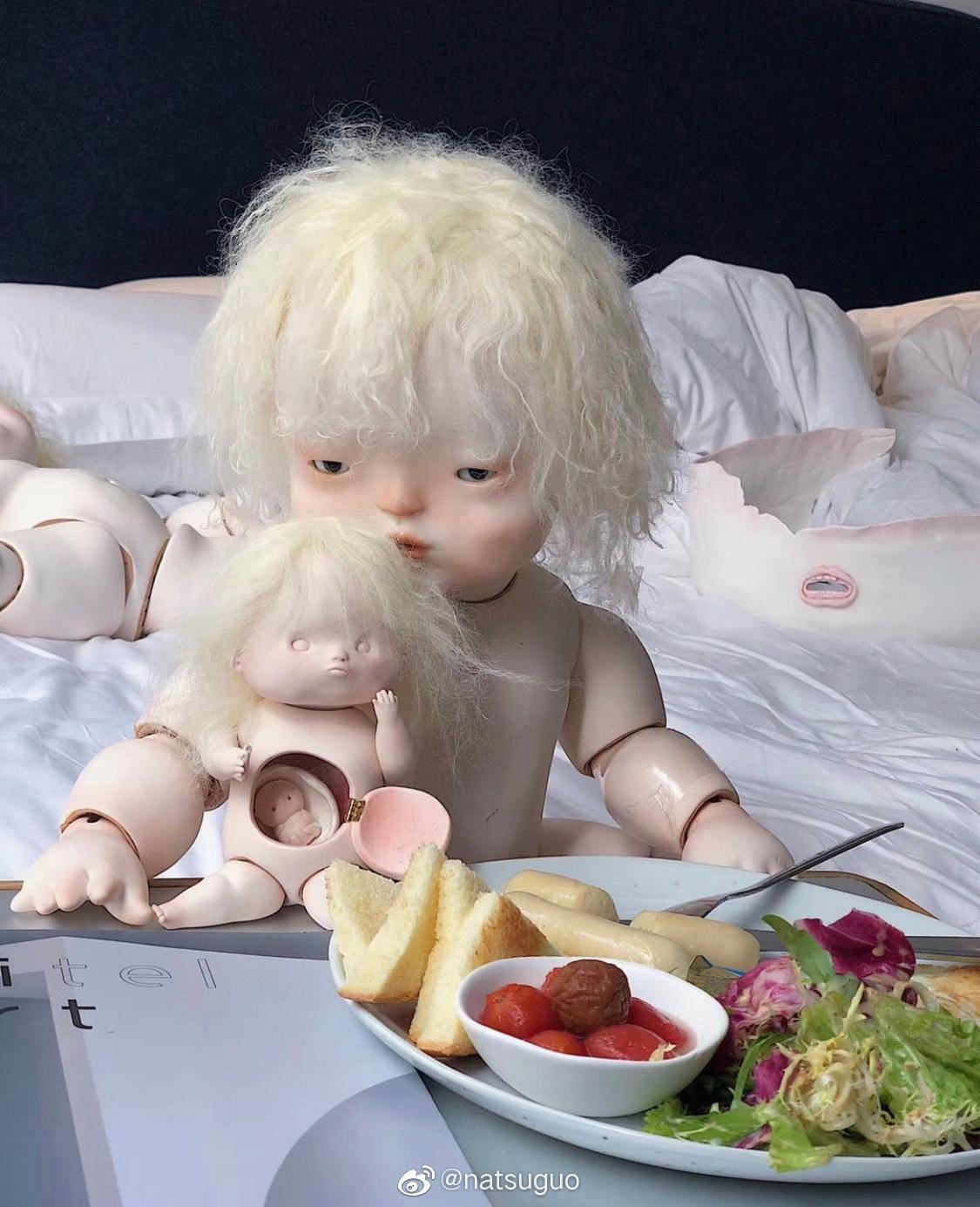 bjd陶瓷可动小熊,陶瓷bjd娃娃开箱视频