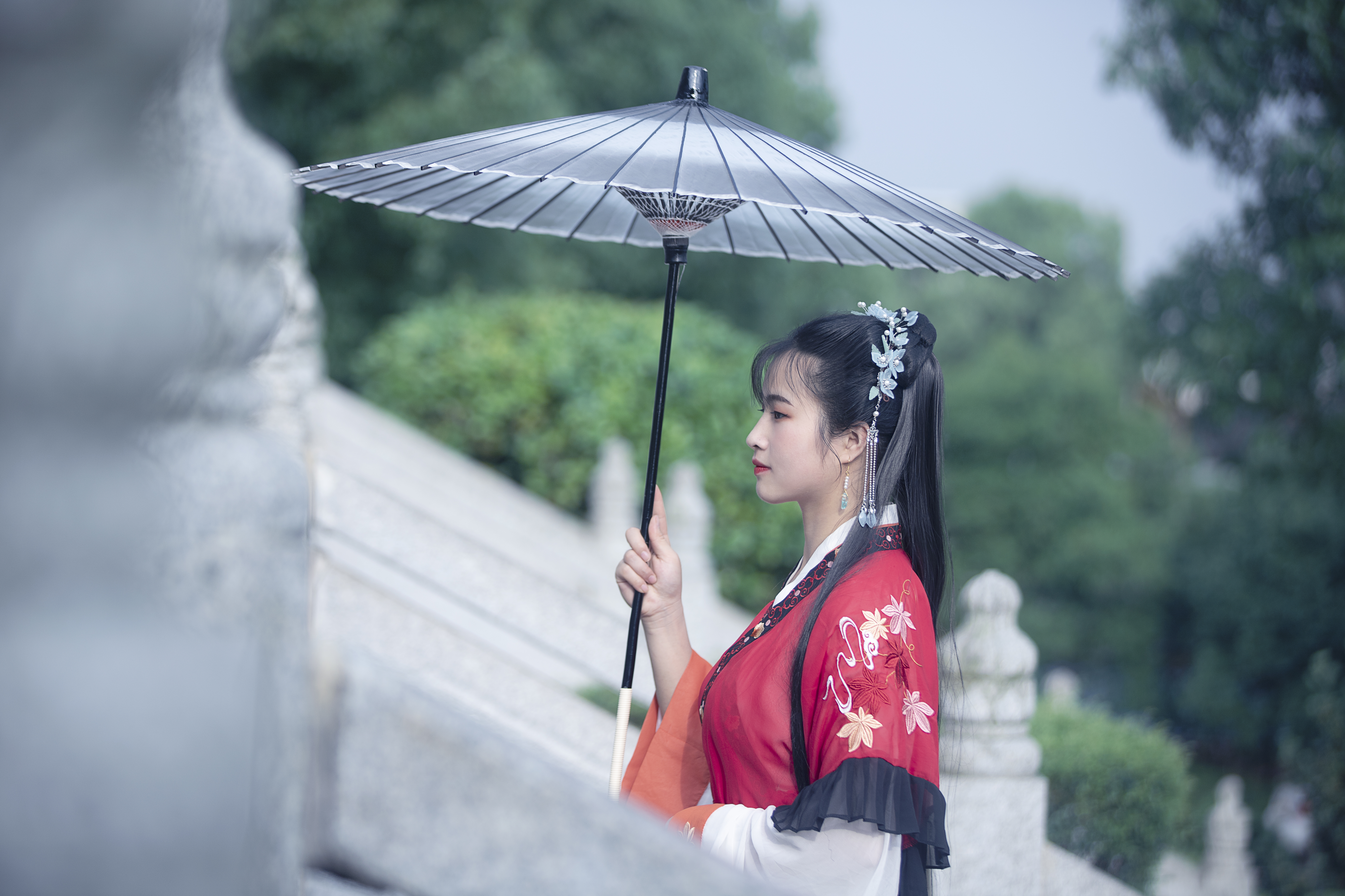 古风汉服小姐姐仙女风,古风摄影小仙女