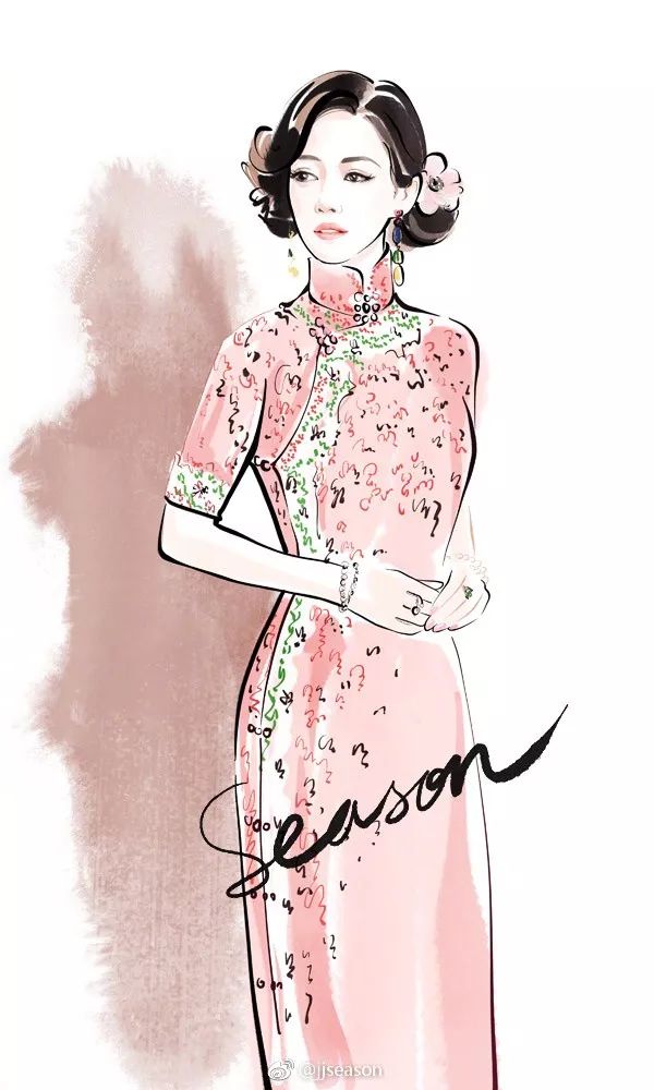 精美水墨插画,那些浪漫的水墨画插画