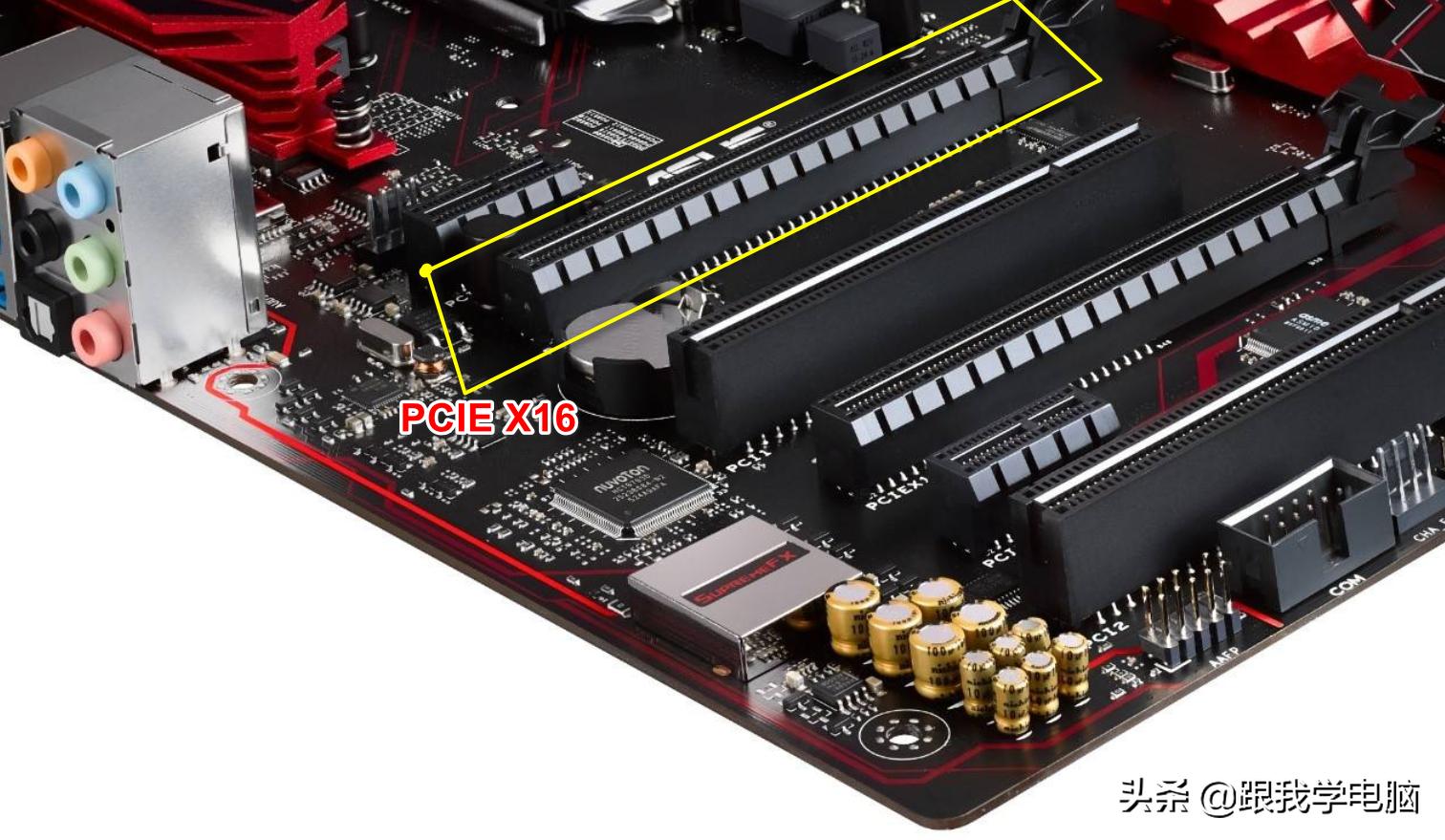 主板插槽有哪些类型图解说明,主板各类插槽详解