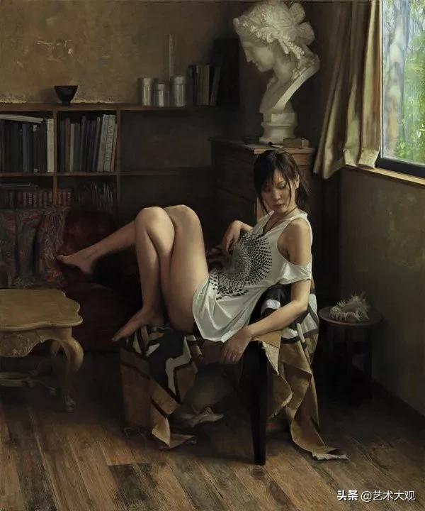 当代西方女画家油画赏析,日本大师级油画作品