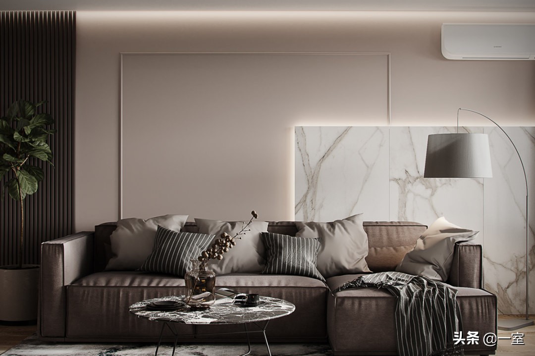 3.3米背景墙设计,客厅背景墙设计简约款