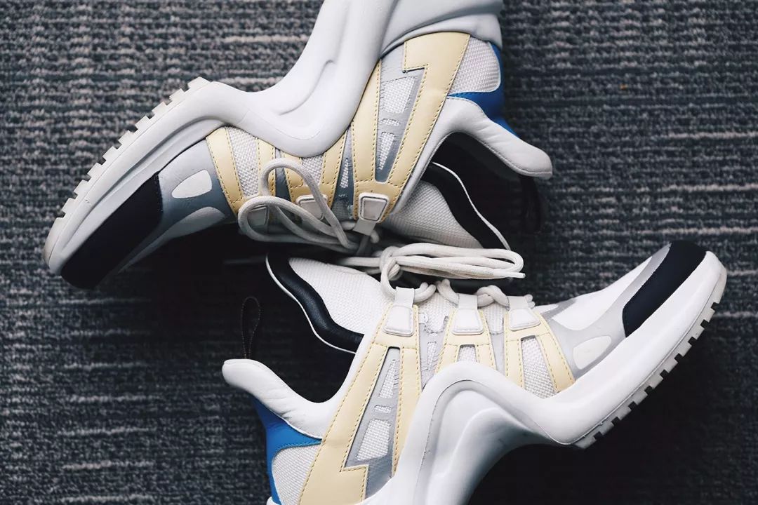 lv老爹鞋女款archlight,lv老爹鞋白色老花真假