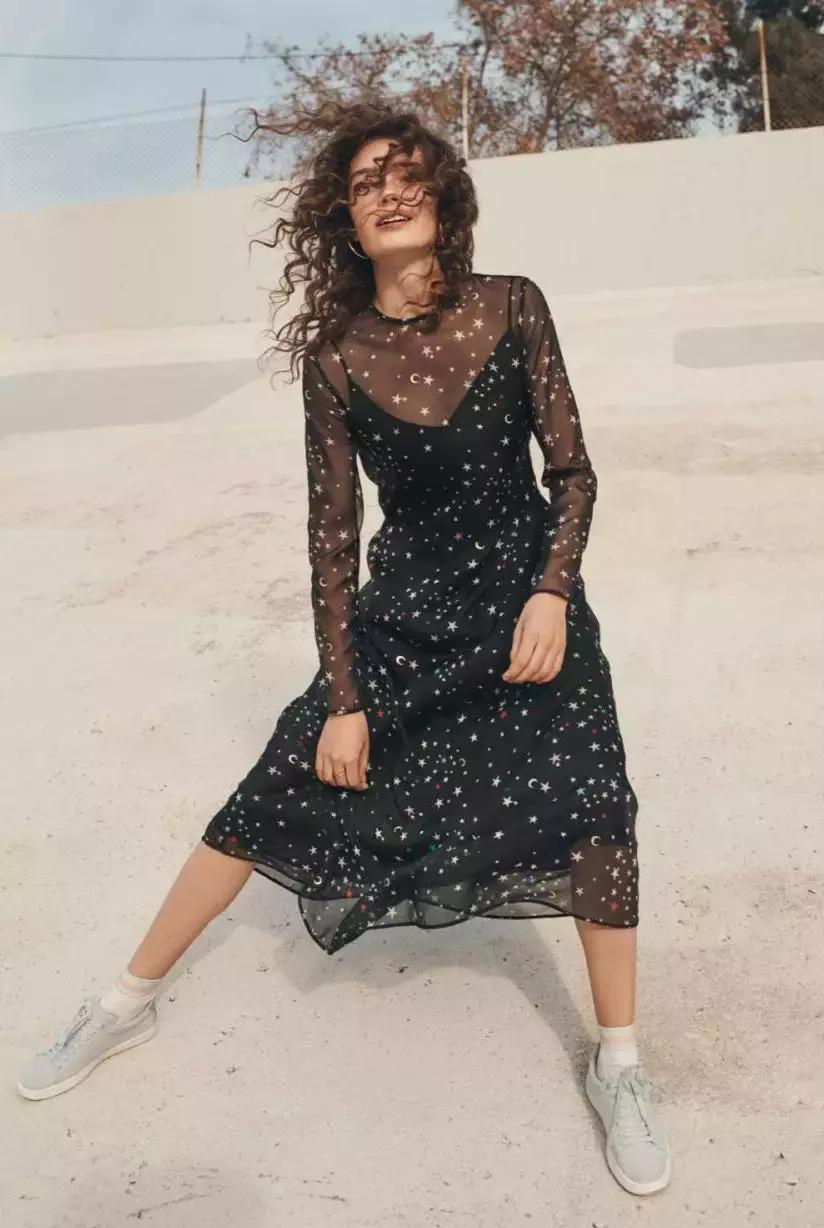 春季碎花裙推荐,玖姿春季碎花裙