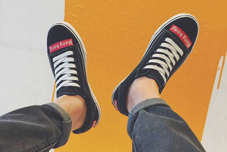 撞色潮鞋港风,潮酷休闲撞色鞋男生穿