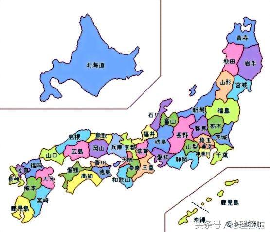 日本各地域划分,日本的地理区域区划及级别