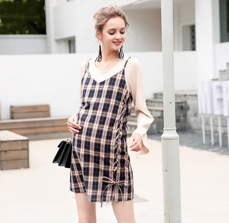 特别大肚子孕妇穿搭,辣妈孕期穿搭满满的高级感