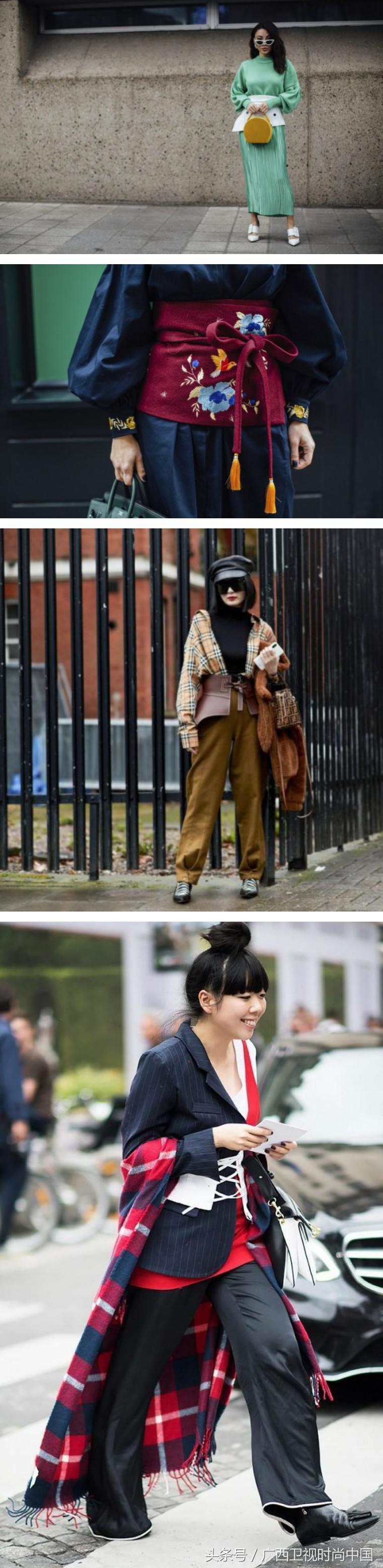 宽布腰带怎么系慵懒风,春秋季裤子慵懒风腰带怎么系