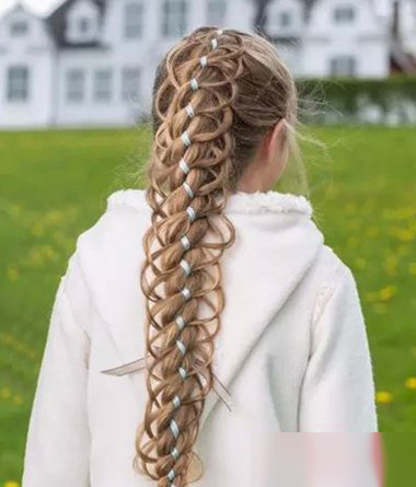 儿童梳头教程简单又好看,简单梳头造型儿童