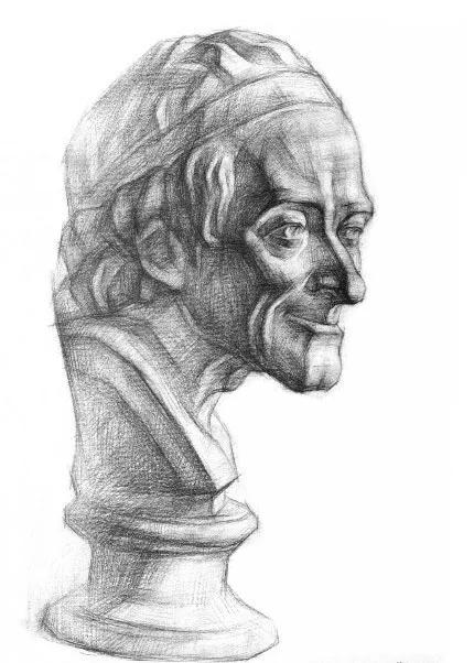 看完这些ps大神的对比图我跪下了,十大神级素描雕塑